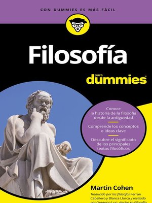 cover image of Filosofía para Dummies
